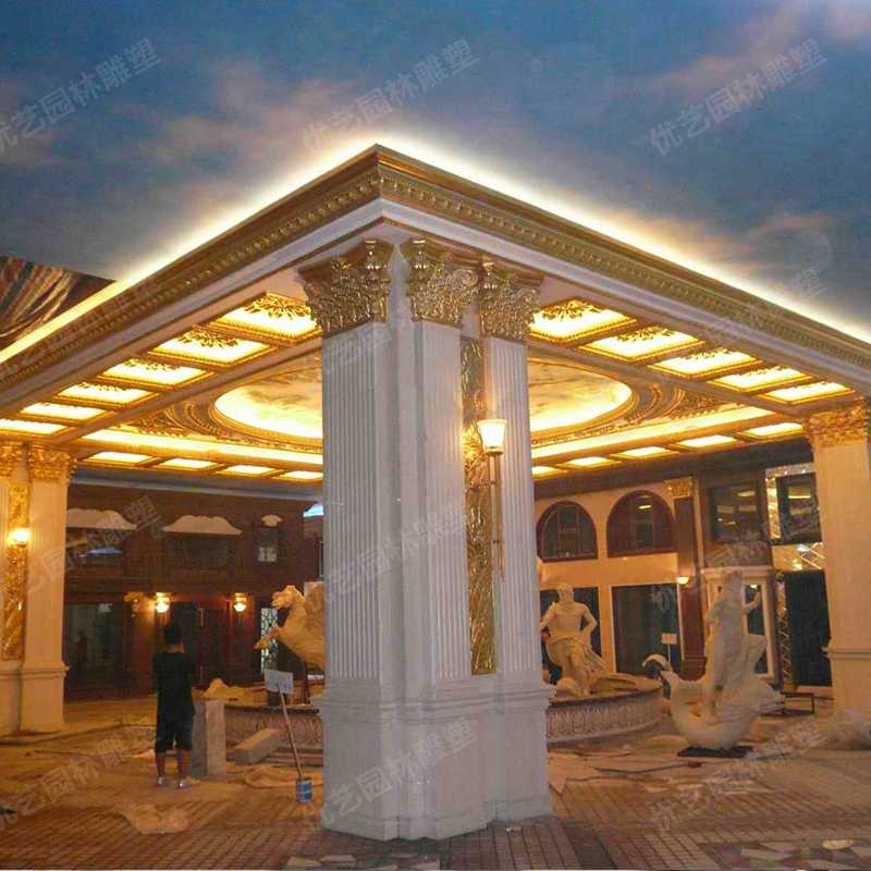 羅馬柱,室內(nèi)羅馬柱