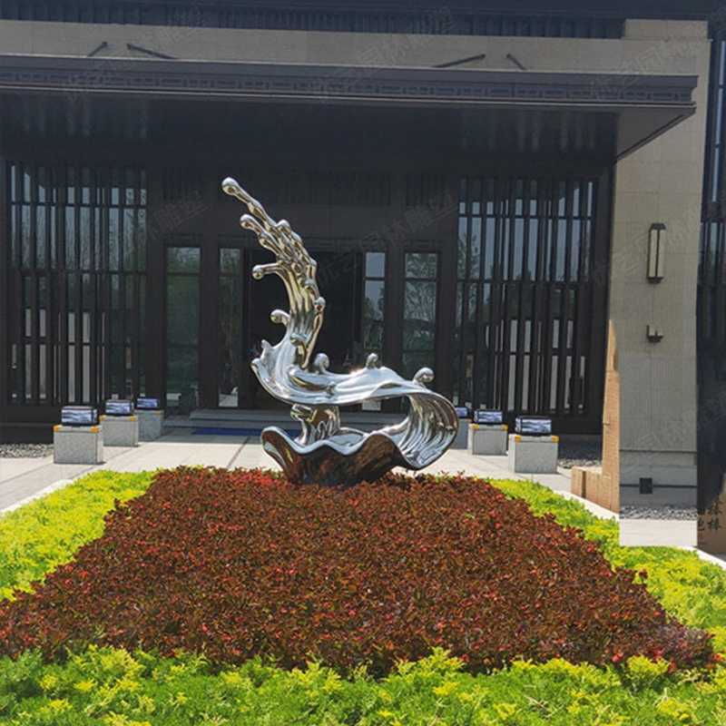 不銹鋼流水雕塑,不銹鋼雕塑廠家